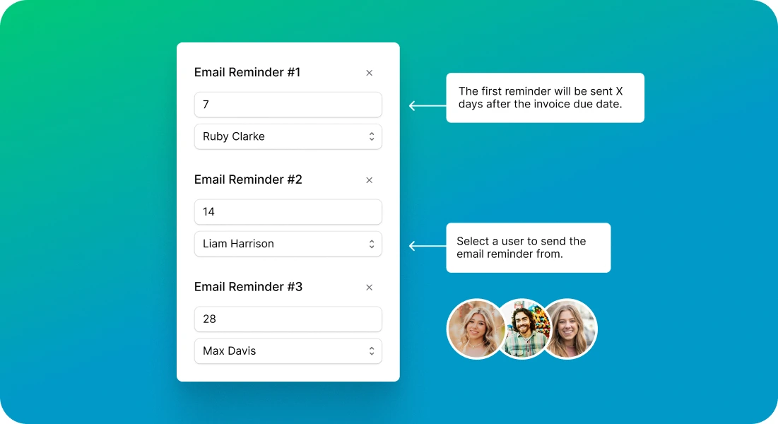 Set your reminder schedule